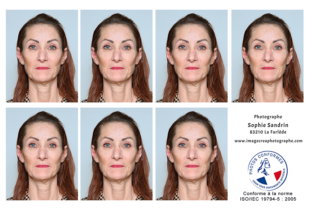 Photo identité au norme